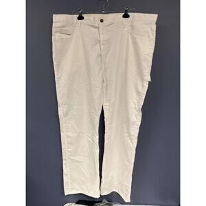 Dickies White Work Pants 44x32 Cotton Blend Carpenter Style EU308WH